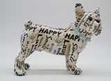 Newspaper Happy Headlines French Bulldog Ornament - NY076