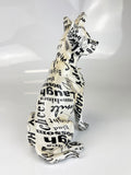Newspaper Happy Headlines Chihuahua with Headphones Ornament - NY080