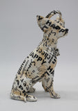 Newspaper Happy Headlines Chihuahua with Headphones Ornament - NY080