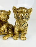 Gold Tiger Cubs Ornament - NY082