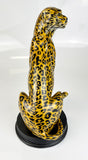Sitting Leopard Ornament - NY083
