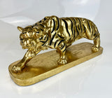 Gold Prowling Tiger Ornament - NY084