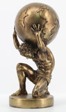 Brushed Aged Gold Atlas Man Ornament - NY094