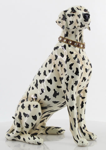 Sitting Dalmatian Dog Ornament - NY101