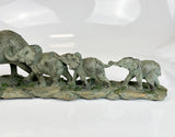 Follow the Leader Parade of Elephants Ornament - NY069
