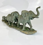 Follow the Leader Parade of Elephants Ornament - NY069