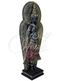 Red & Gold Light Up Buddha with Surround Ornament - QS021