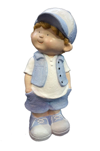 City Kidz Blue Boy Standing Ornament - VA001