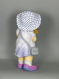 City Kidz Purple Girl Holding Rabbit - VA010