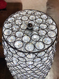Silver Chrome Crystal Gherkin Floor Lamp (3 LED Tone) - WLF1003-F