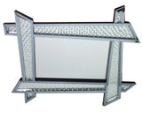 Floating Crystal Funky Frame Wall Mirror - CD037