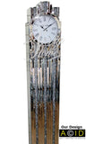 Art Deco Mirrored Diamante Grandfather Clock - CD138