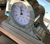 CD170 - Napoleon Crushed Diamante Mantle Clock