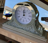 CD170 - Napoleon Crushed Diamante Mantle Clock