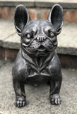 Charcoal Grey French Bulldog Ornament - FC003