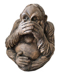 Orangutan Hear Speak Hear See No Evil Ornament - FC050