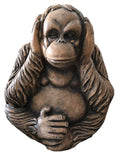 Orangutan Hear Speak Hear See No Evil Ornament - FC050