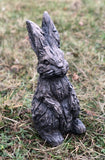 Wood Effect Baby Bunny Rabbit Ornament - FC058