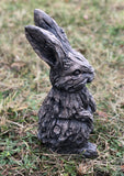 Wood Effect Baby Bunny Rabbit Ornament - FC058
