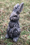 Wood Effect Baby Bunny Rabbit Ornament - FC058