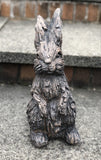 Wood Effect Baby Bunny Rabbit Ornament - FC058