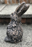 Wood Effect Baby Bunny Rabbit Ornament - FC058