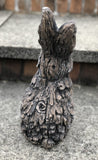 Wood Effect Baby Bunny Rabbit Ornament - FC058