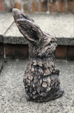 Wood Effect Baby Bunny Rabbit Ornament - FC058