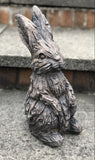 Wood Effect Baby Bunny Rabbit Ornament - FC058