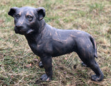 Brass Effect Staffordshire Bull Terrier Puppy Ornament - FC060