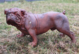 Rusty the Bulldog Rustic Effect Ornament - FC061