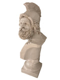 White Bust of Philopoemen Ornament - FL004