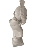 White Bust of Philopoemen Ornament - FL004