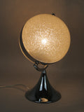 Silver Glittered Globe Table Lamp - WLT4001-1