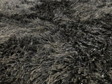 Sparkle Glitter Fleck Charcoal Grey Floor Rug