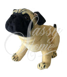 Sitting Pug Soft Toy - 57cm - H010