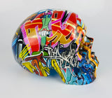 Multicolour Graffiti Skull Ornament - JG047