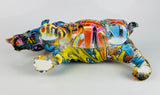 Multicolour Graffiti Rhino Ornament - JG037