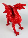 Small Red Gloss Dragon Ornament - JG036