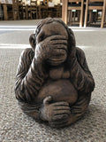 Orangutan Hear Speak Hear See No Evil Ornament - FC050