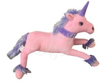 Small Purple & Pink Unicorn Soft Toy - 48cm - H014