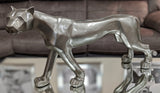 Pewter Styled Standing Panther Ornament - XB006